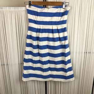 J. Crew Women’s Striped Strapless Dress